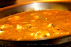 Mutter Paneer Curry