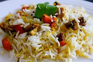 Vegetable biryani